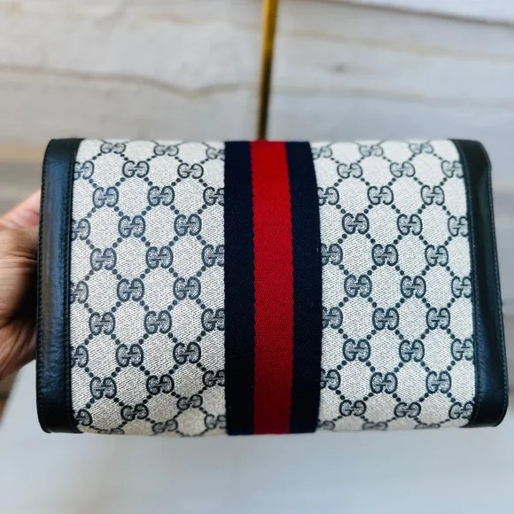 GUCCI Clutch with Iconic Sherry Line - Picture 6 of 10